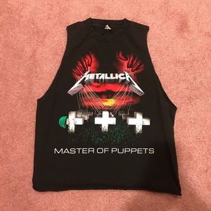 Metallica master of puppets muscle tank
